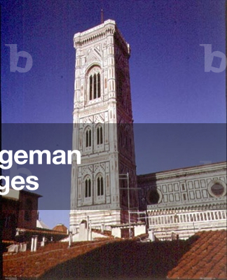 Exterior view, begun by Giotto di Bondone (c.1266-1337) continued by Andrea Pisano (c.1290-1348) and completed