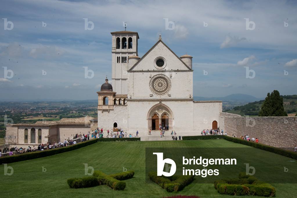 Basilica of San Francesco, Assisi, Italy (photo) 