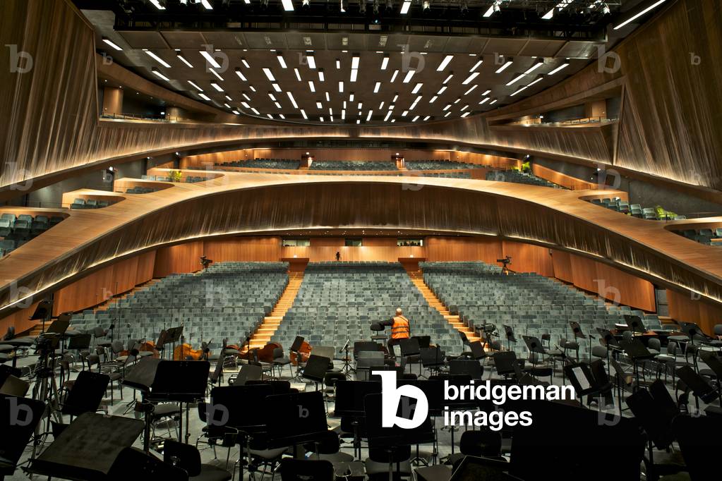 Interior of the Music Park, Florence, Italy (photo) 