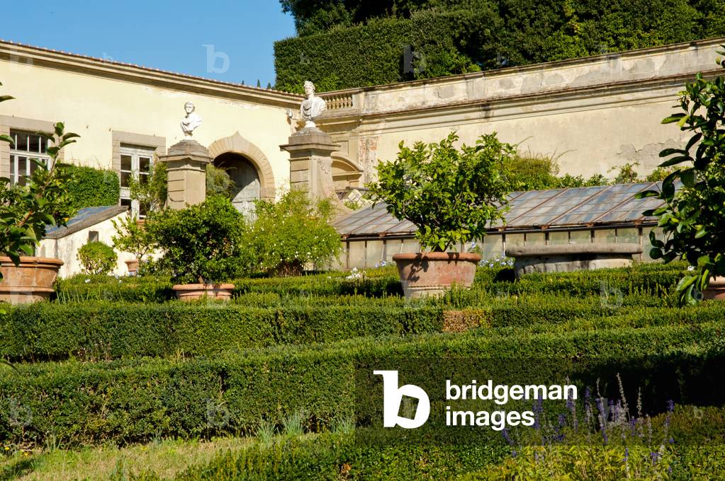 The gardens of the Villa Reale di Castello, Florence, Italy (photo)