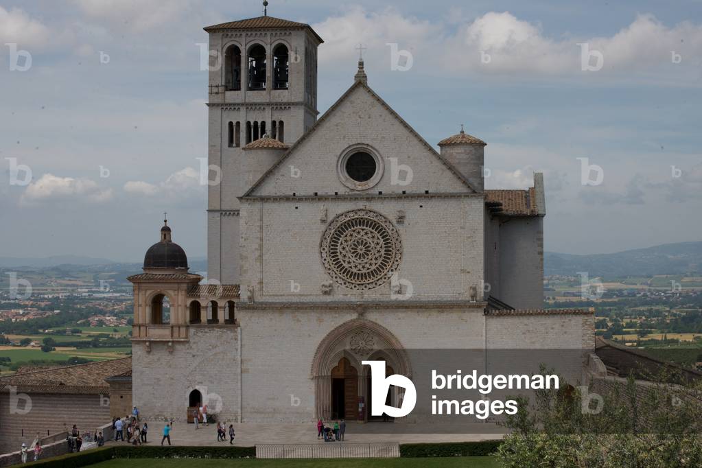 Basilica of San Francesco, Assisi, Italy (photo) 