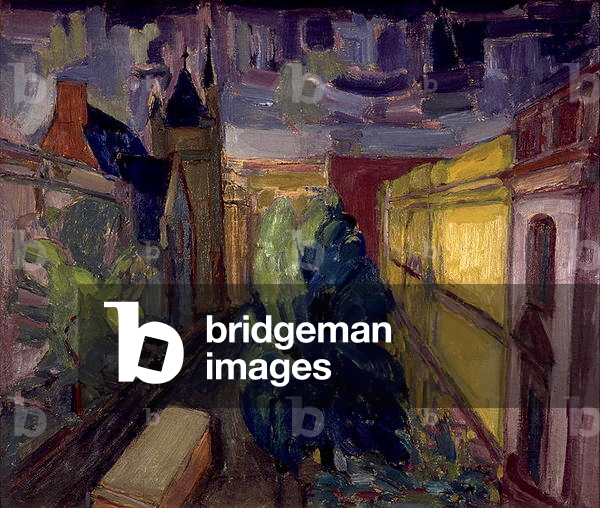 Allen Street, London, W8 (oil on canvas)
