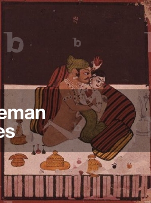 Das Mädchen beim Empfang ihres Liebhabers, Rajasthan, Ende 18./Anfang 19. Jahrhundert, (Gouache auf Papier)