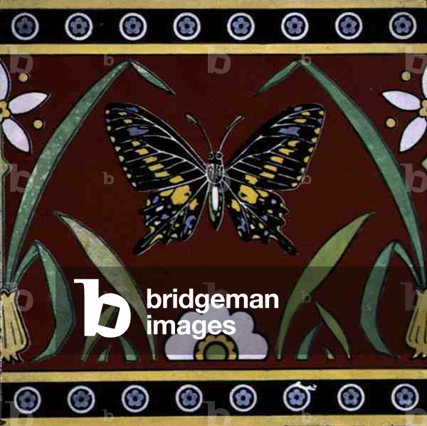 Butterfly design, 19th century