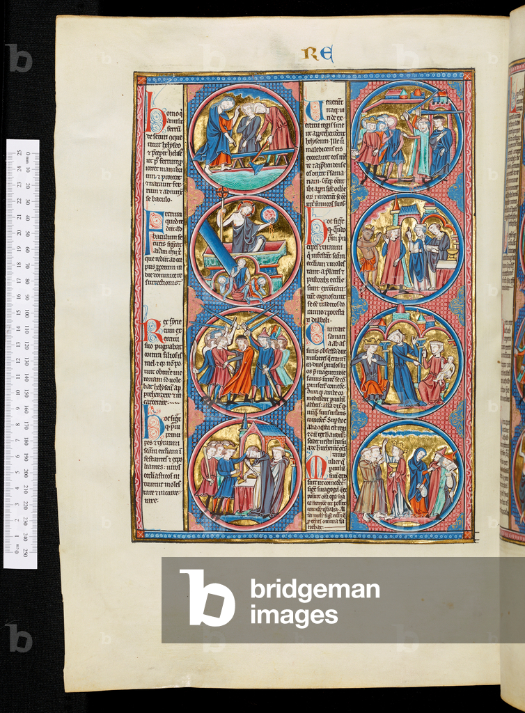 Bible moralisée, Part I., 1226 - 1275 (illumination)