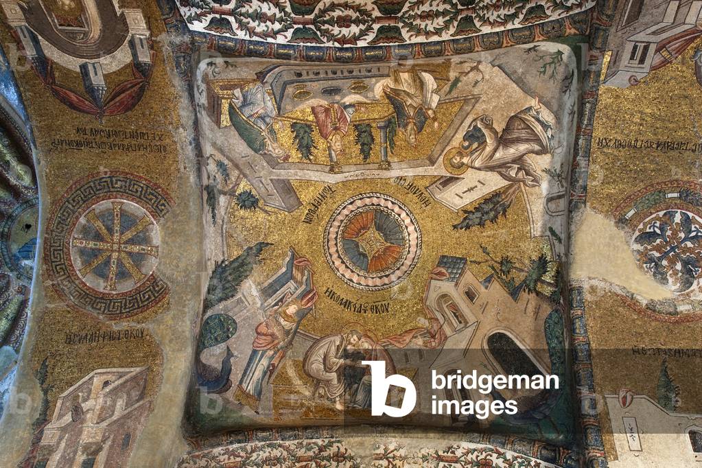 The Church of St. Savior in Chora is situated in the Edirnekapi neighbourhood; In the 16th century (mosaic)