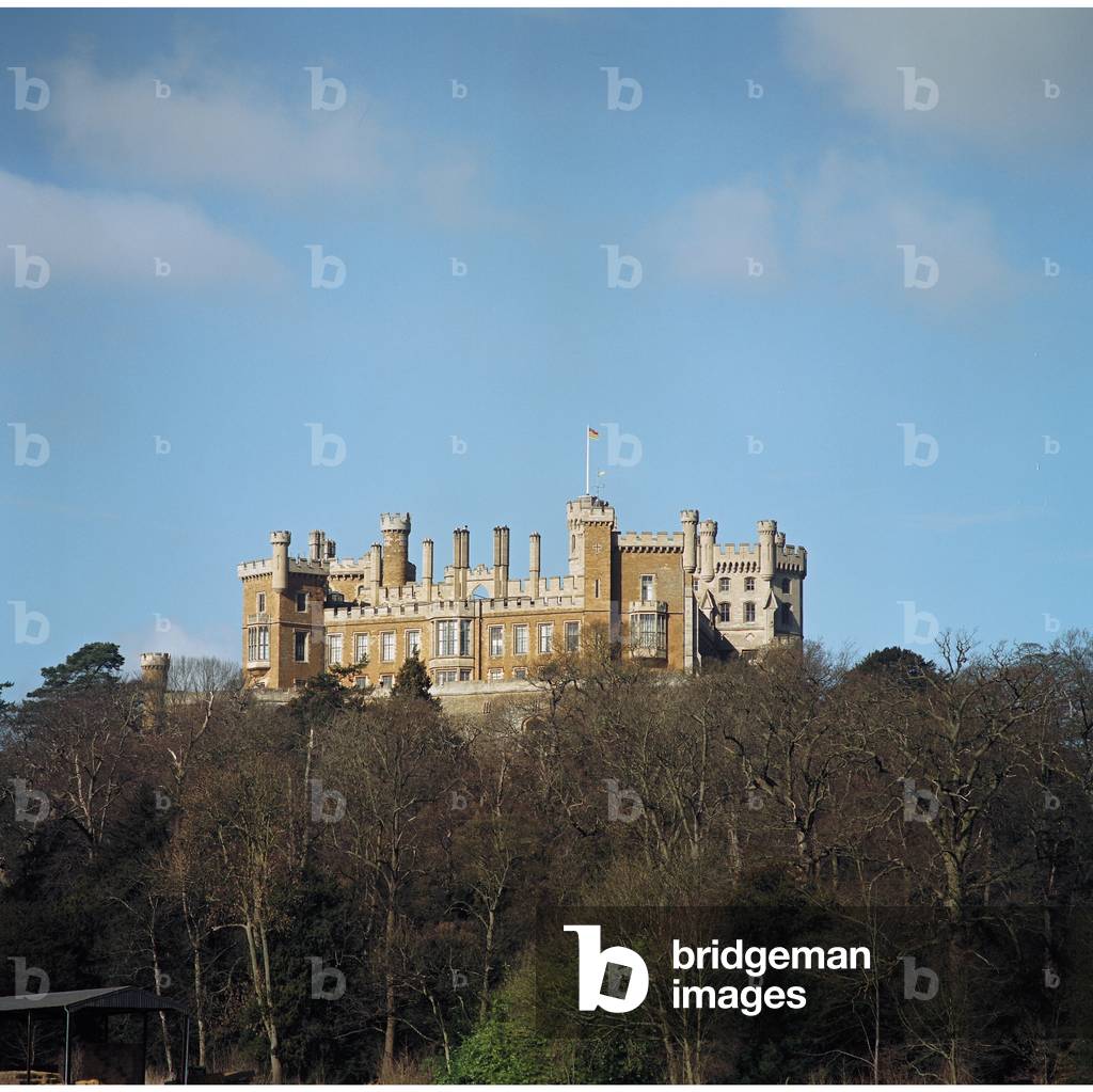 The South-east facade of Belvoir Castle (photo)