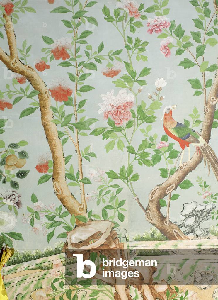 Chinese wallpaper from the King's Rooms, Belvoir Castle