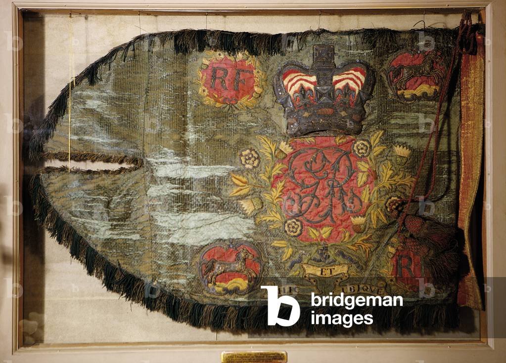 Guidon of the Marquis of Granby's 21st Light Dragoons (photo)