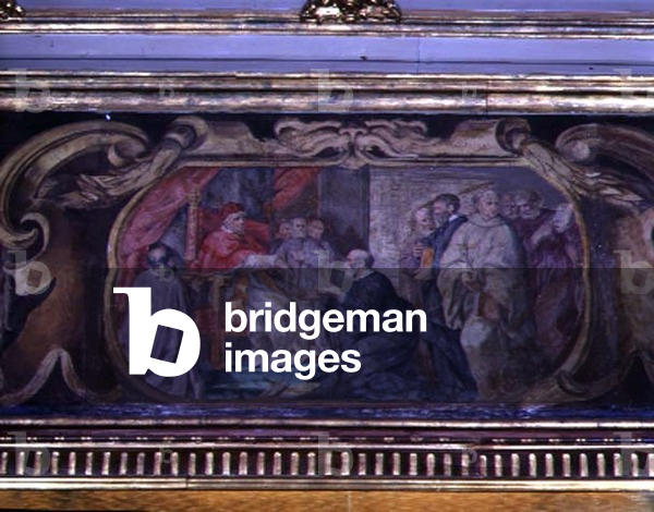 The 'Sala Marconi' (Marconi Room) detail of frieze representing scenes from the life of Alessandro de'Medici (1510-37) (fresco)