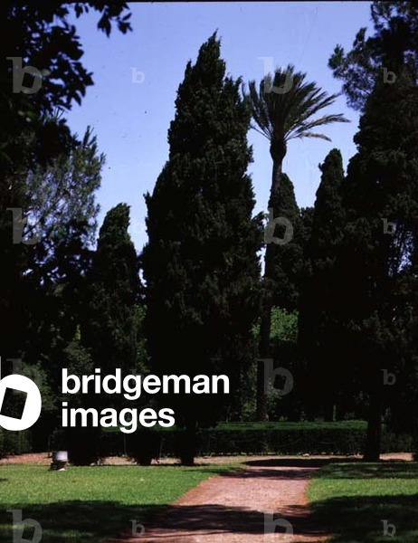 View of the garden, designed by Giacomo Vignola (1507-73) for Cardinal Alessandro Farnese (1546-92) 1577 (photo)