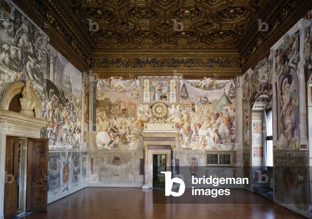 Image of Photography depicting View of the Sala dell'Udienza towards the Cappella dei Priori by Italian Artist