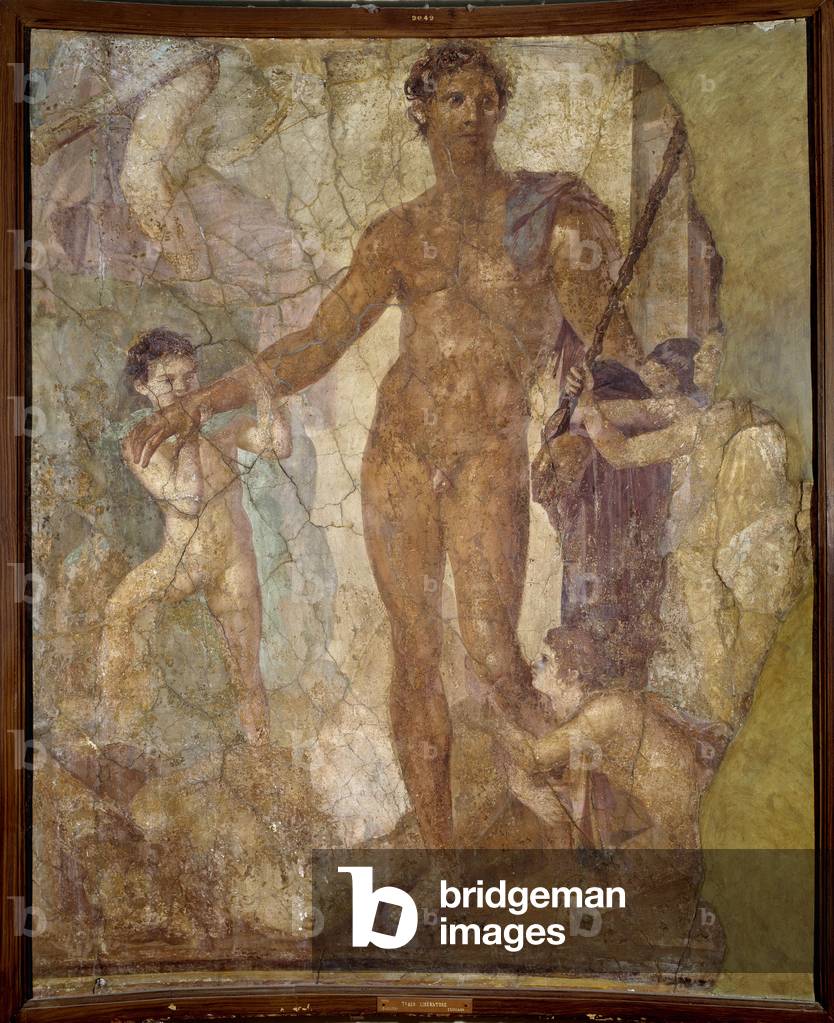 Thesee Liberateur (and the Minotaur). Fresco