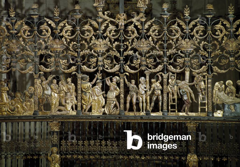 Choir gate, 1518 (gilt metal)