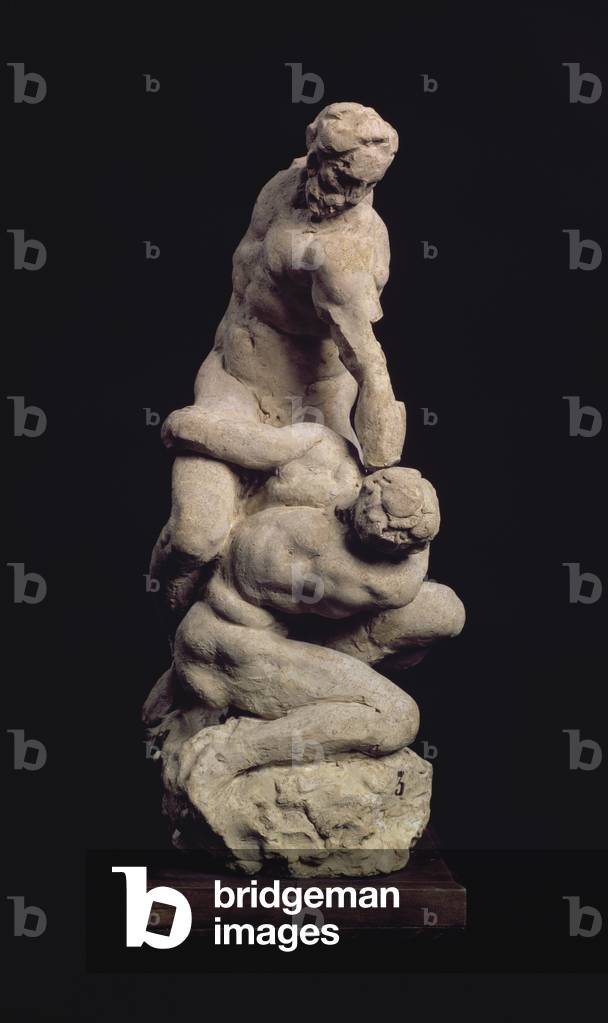 Hercules and Cacus by Michelangelo Buonarroti (1475-1564) (terracotta)