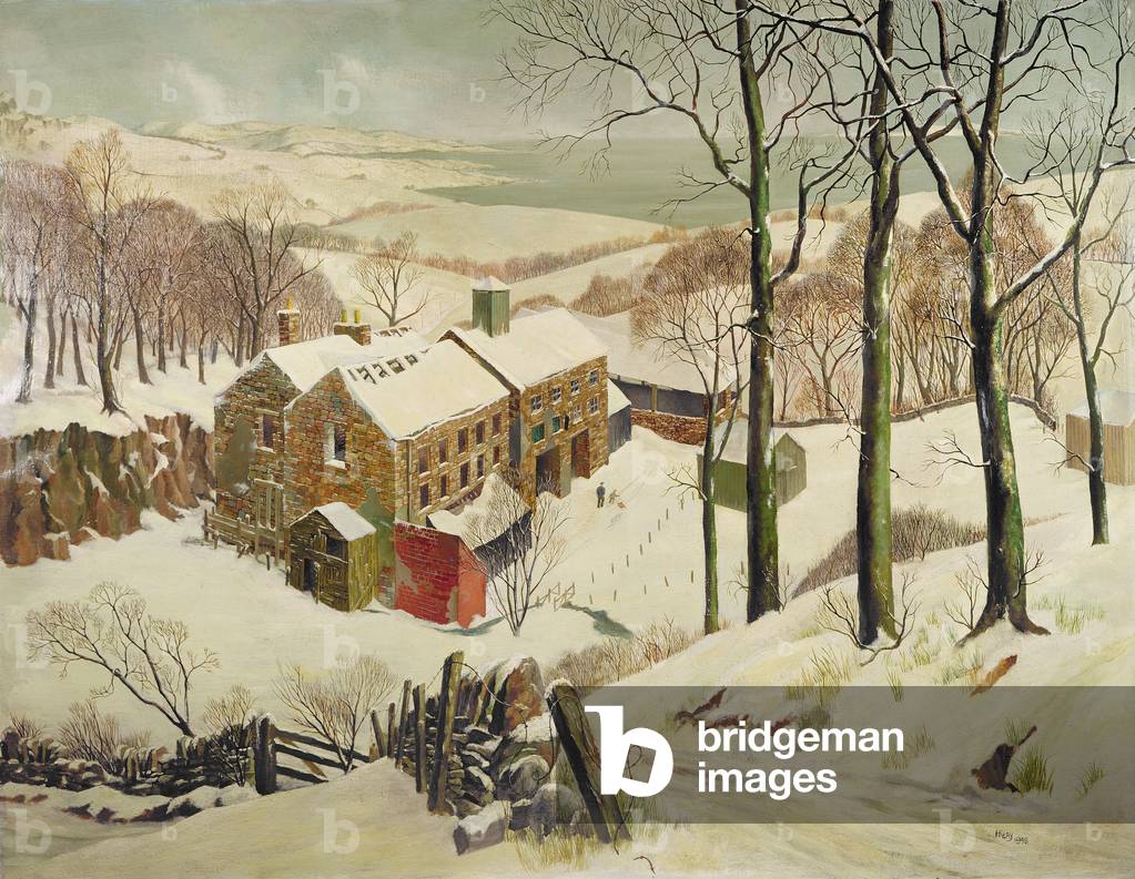 Winter in Angus, 1948 (oil on canvas)