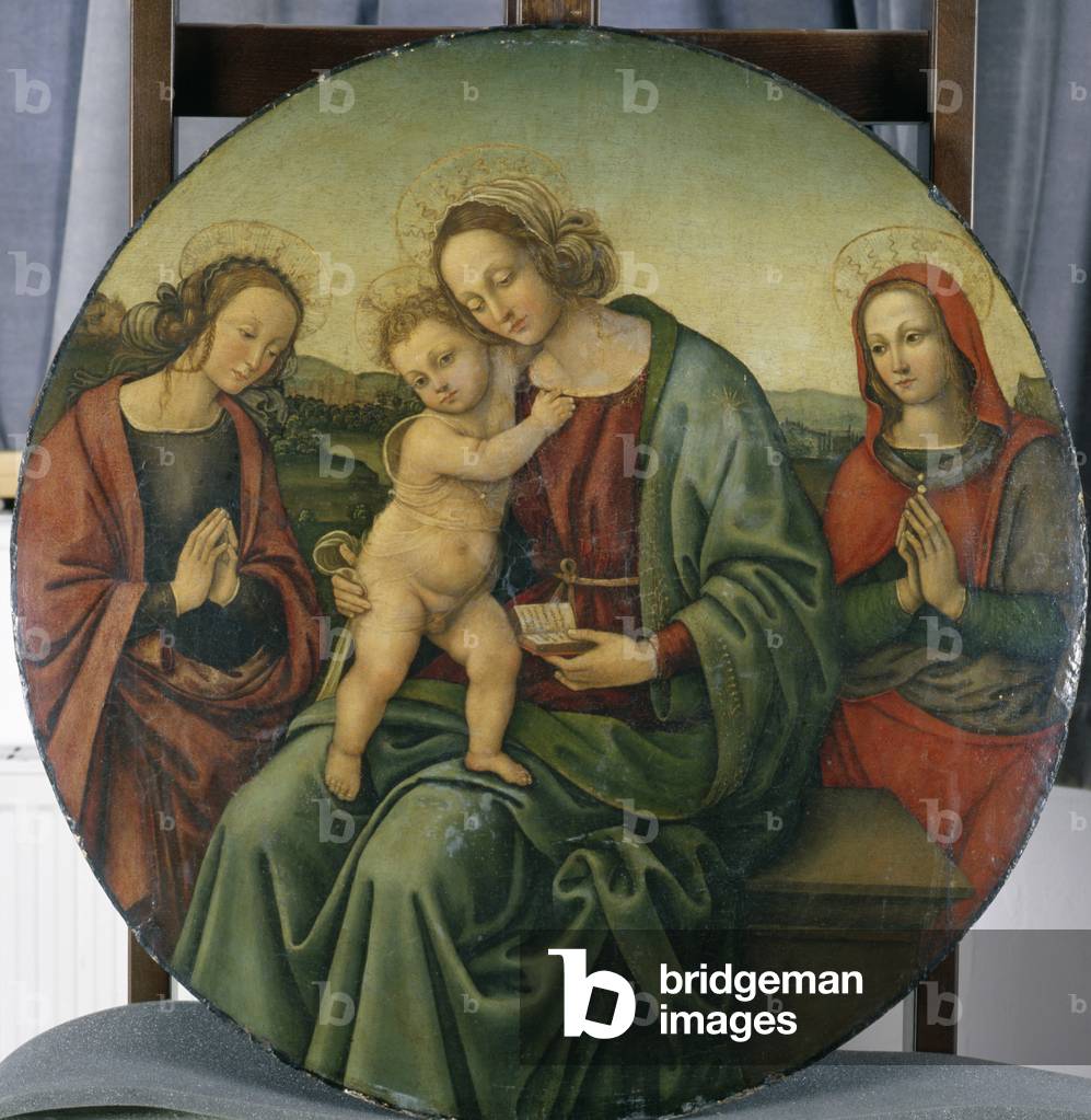 Madonna with Child and two female saints, c.1500-15 (tempera on poplar wood)