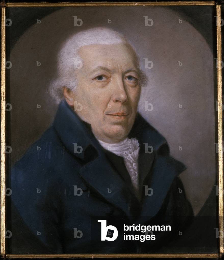 Portrait of the Reverend Buddeus, 1780 (pastel on paper)