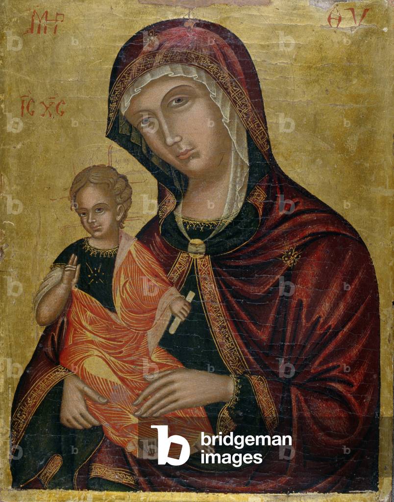 Madonna and Child, c.1600 (tempera on cedar wood)