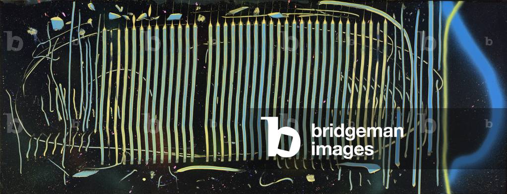 Night Shield, 1986 (acrylic on canvas)