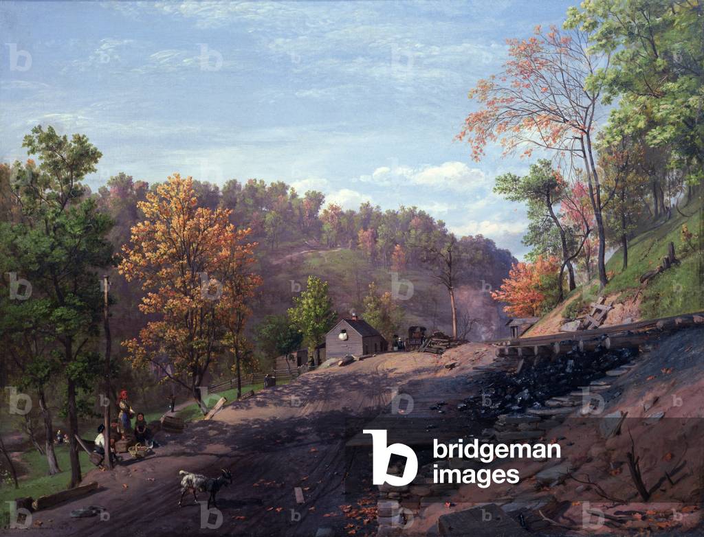 Coal Tipple, 1854 (oil on canvas)