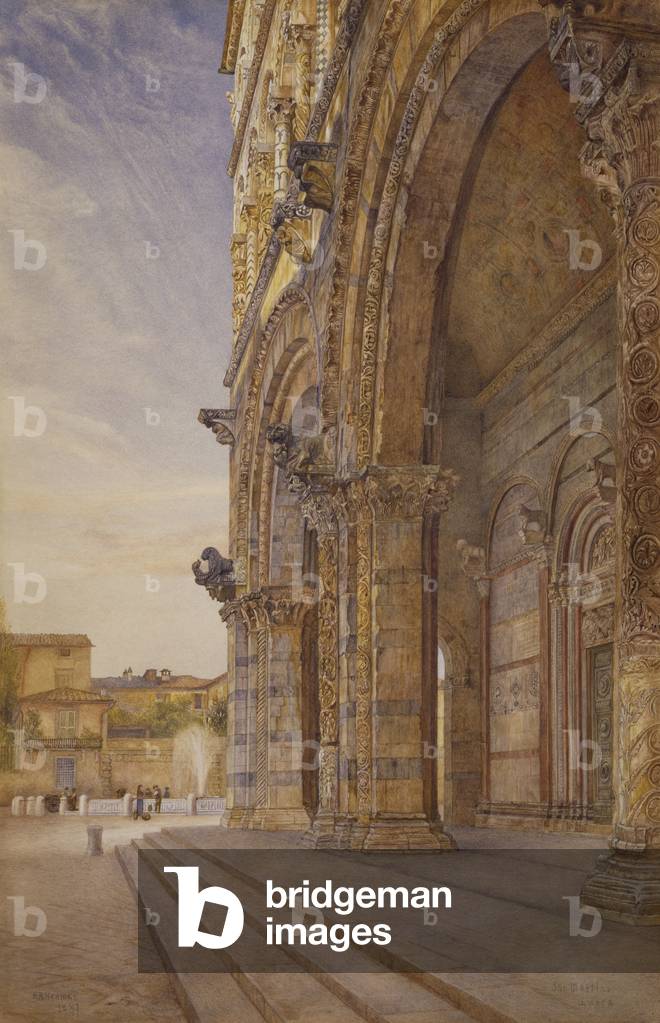 San Martino, Lucca, 1887 (w/c over pencil on paper)