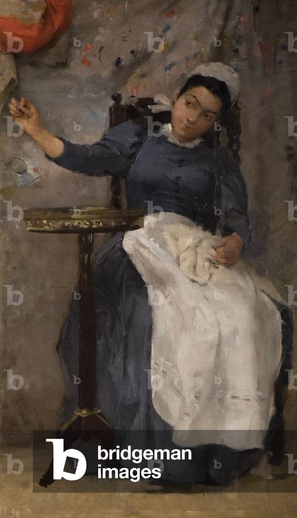 The Nursemaid, 1877-1950 (oil on canvas)