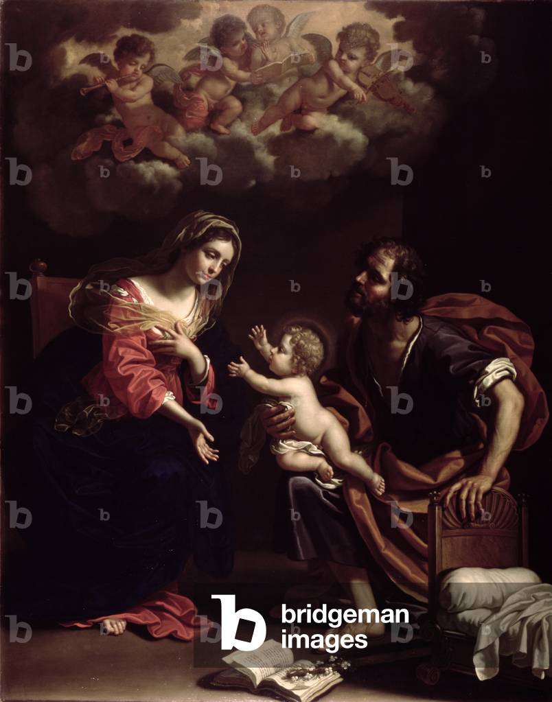 La Sacra Famiglia, 1682 (olio su tela)