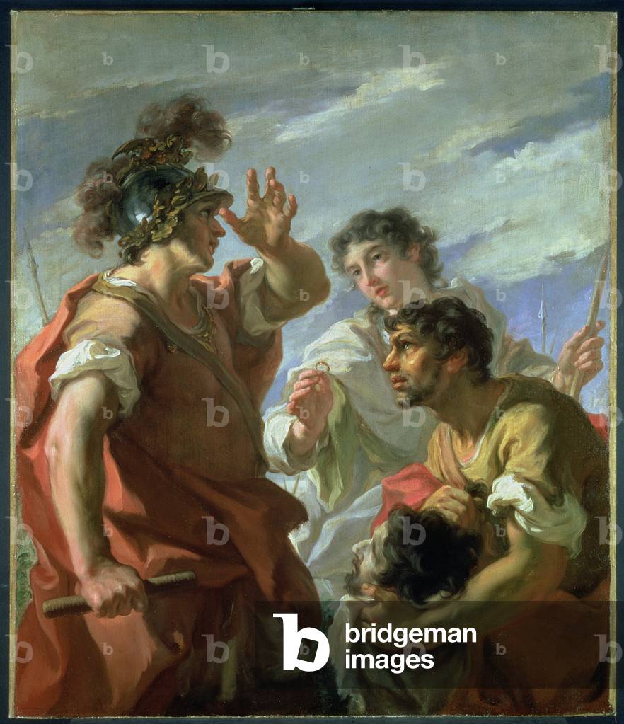 Cesare prima di Alessandria, 1724-25 (olio su tela)