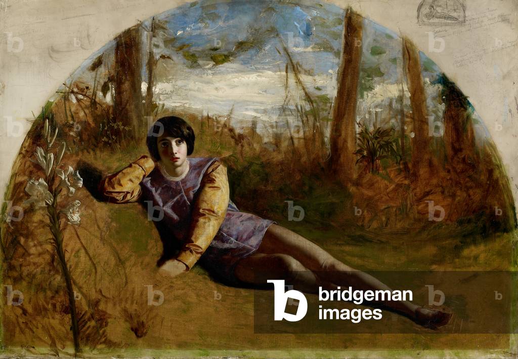 Il giovane poeta, 1849 (olio su tela)