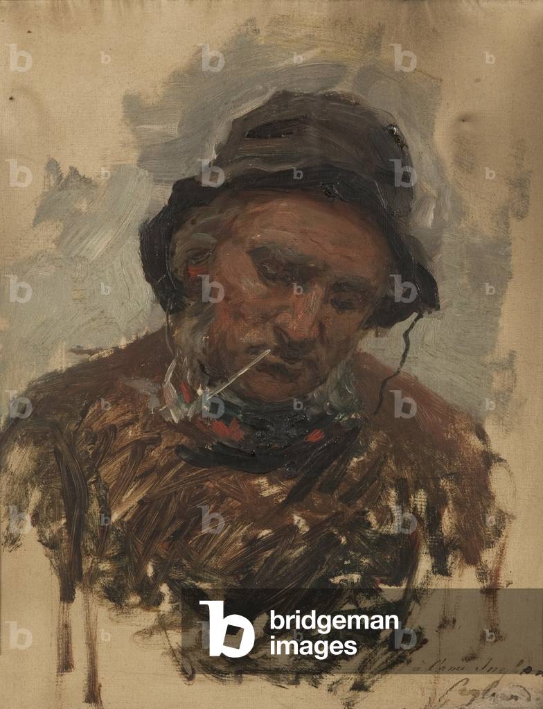 French Fisherman (oil on canvas)