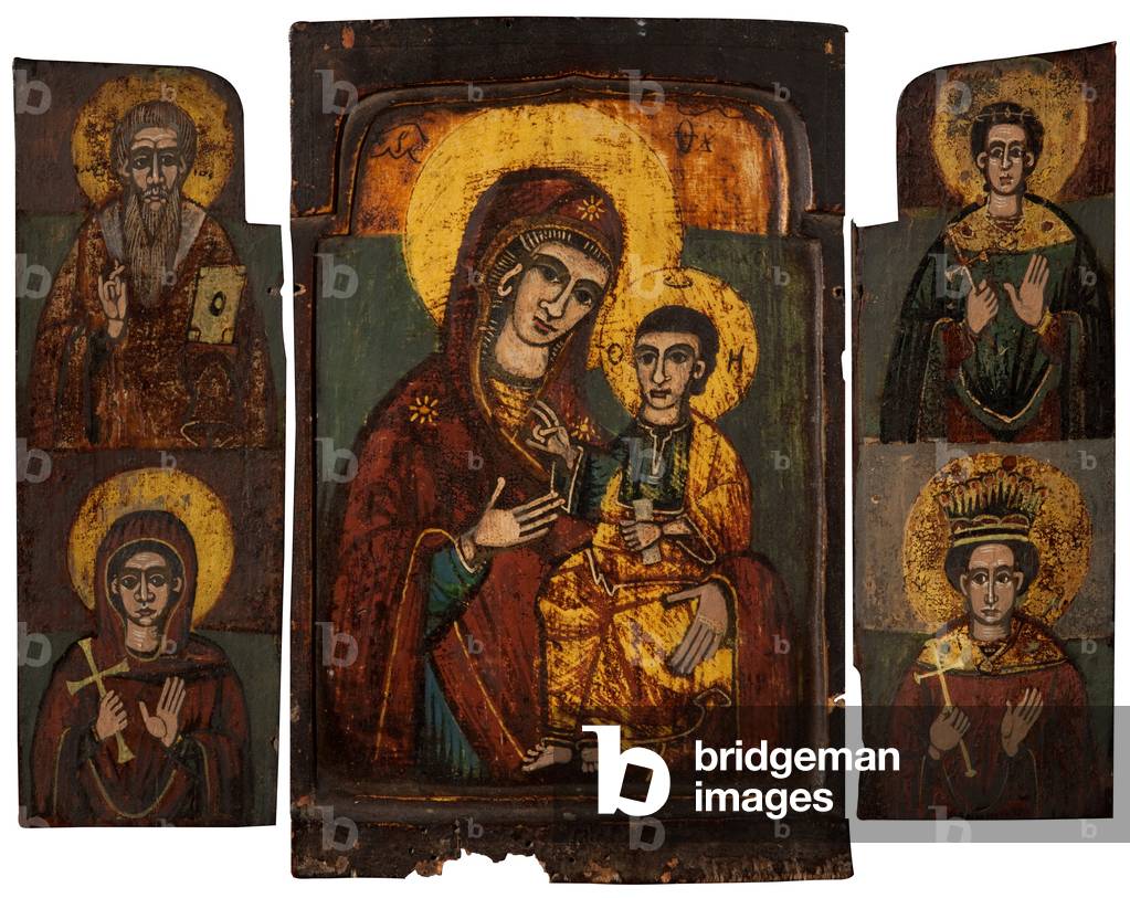 Virgin and Child, c.1800 (tempera on panel)