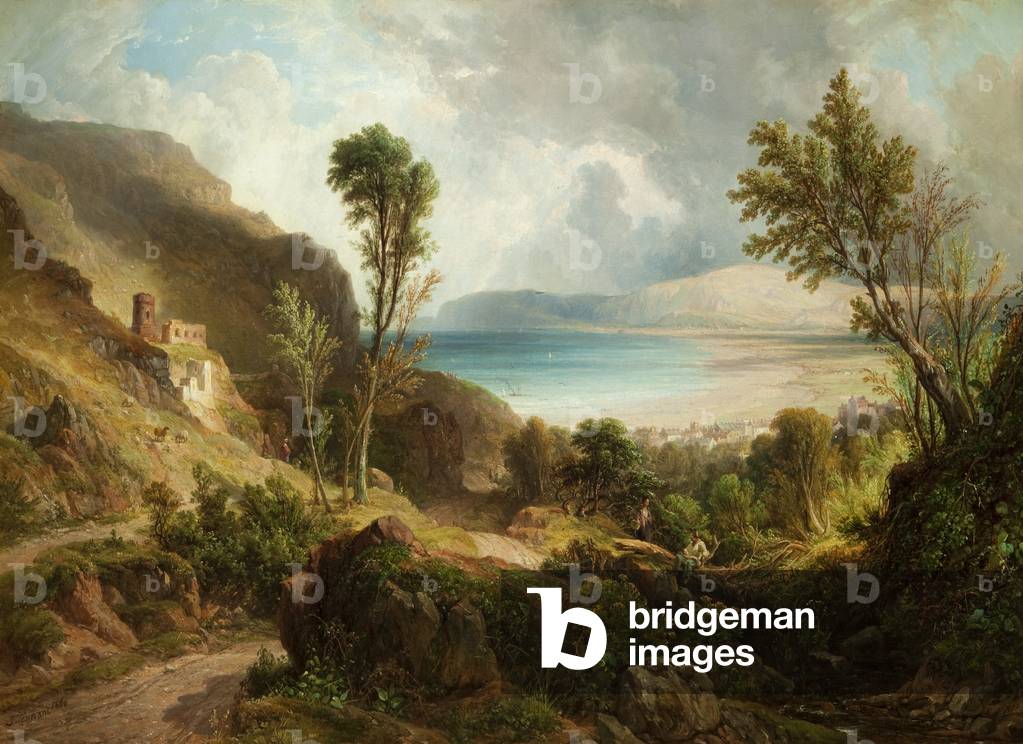 View of Old Llandudno, 1860 (oil on canvas)