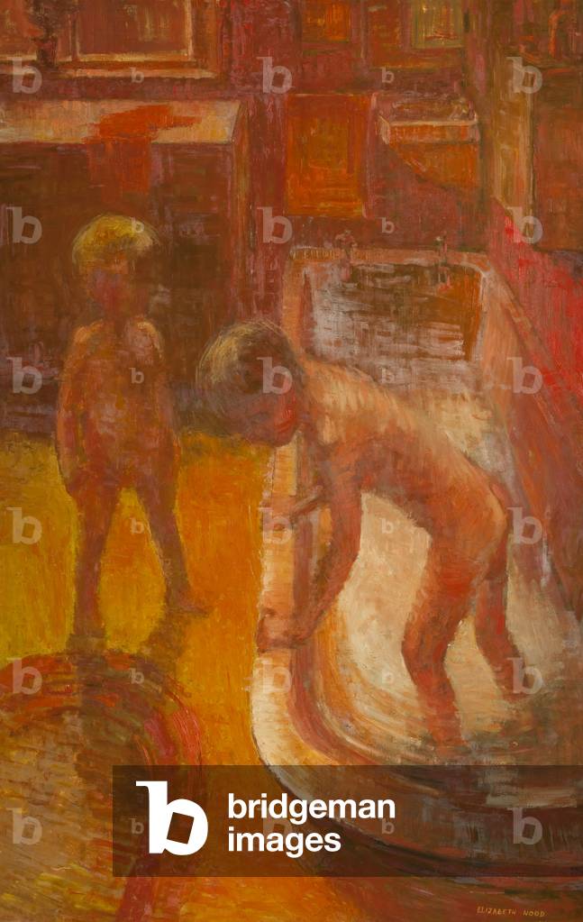 The Bath, 1964 (oil on board)