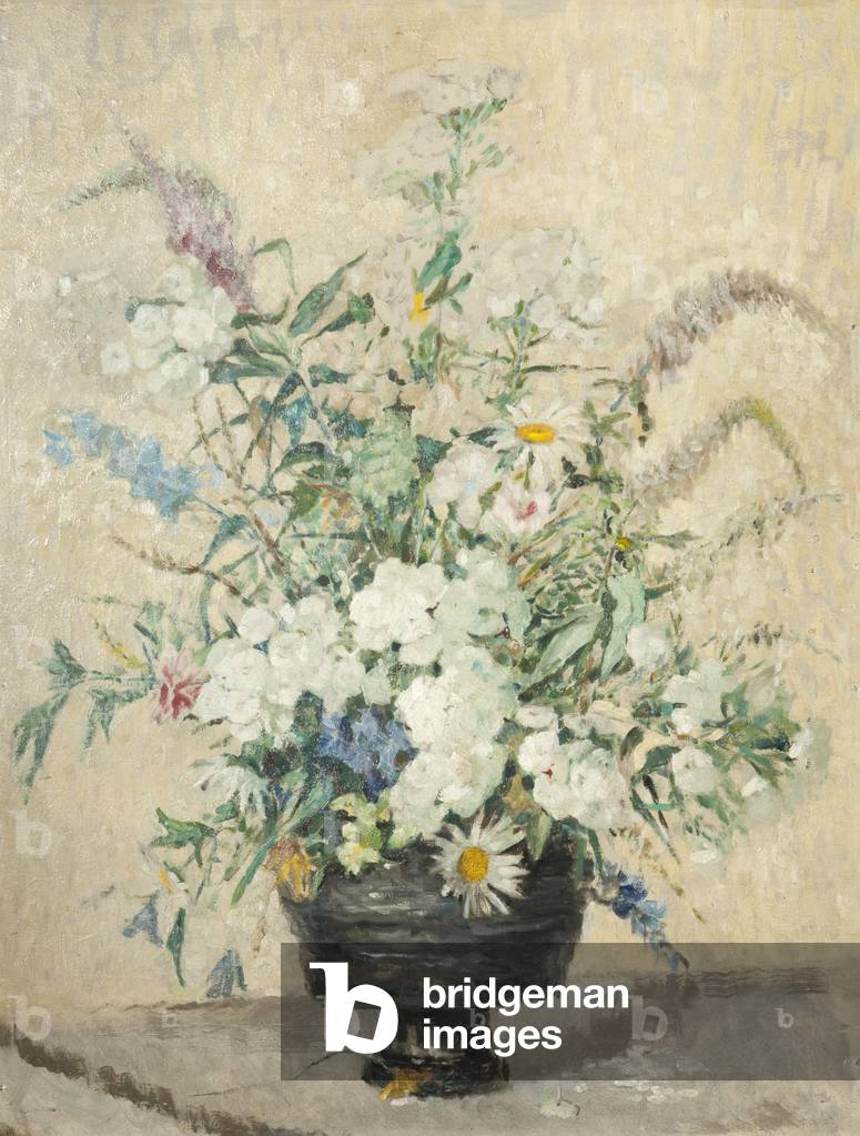 Floral Symphony (oil on canvas)