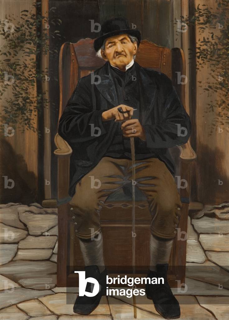 The Salesbury Centenarian, William Hayhurst (oil on canvas)