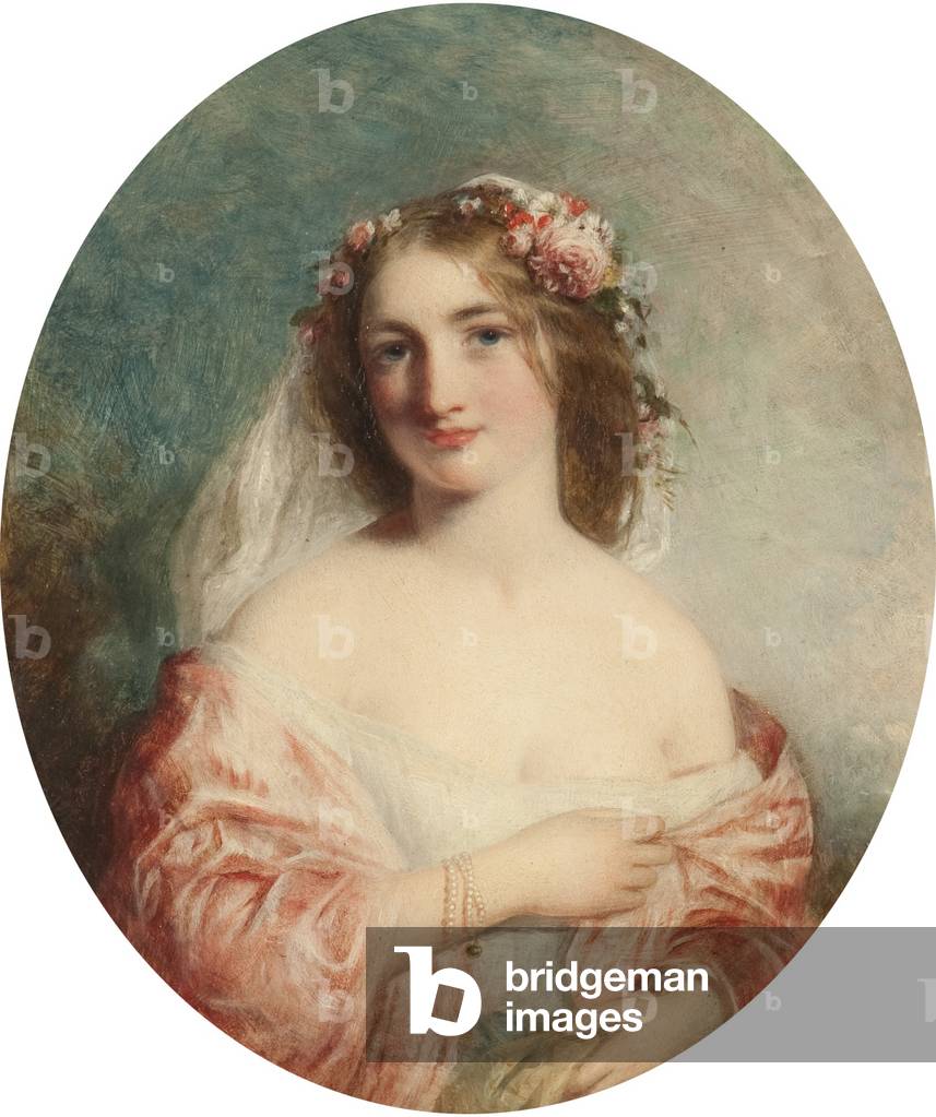 The Blonde (oil on panel)