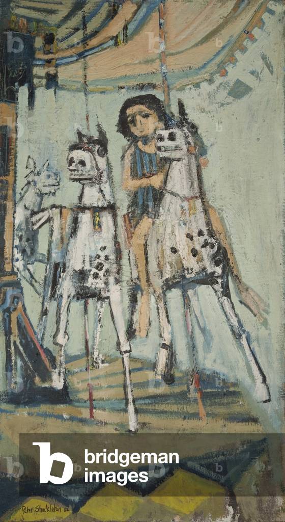 Merry Go Round, 1962 (oil on board)