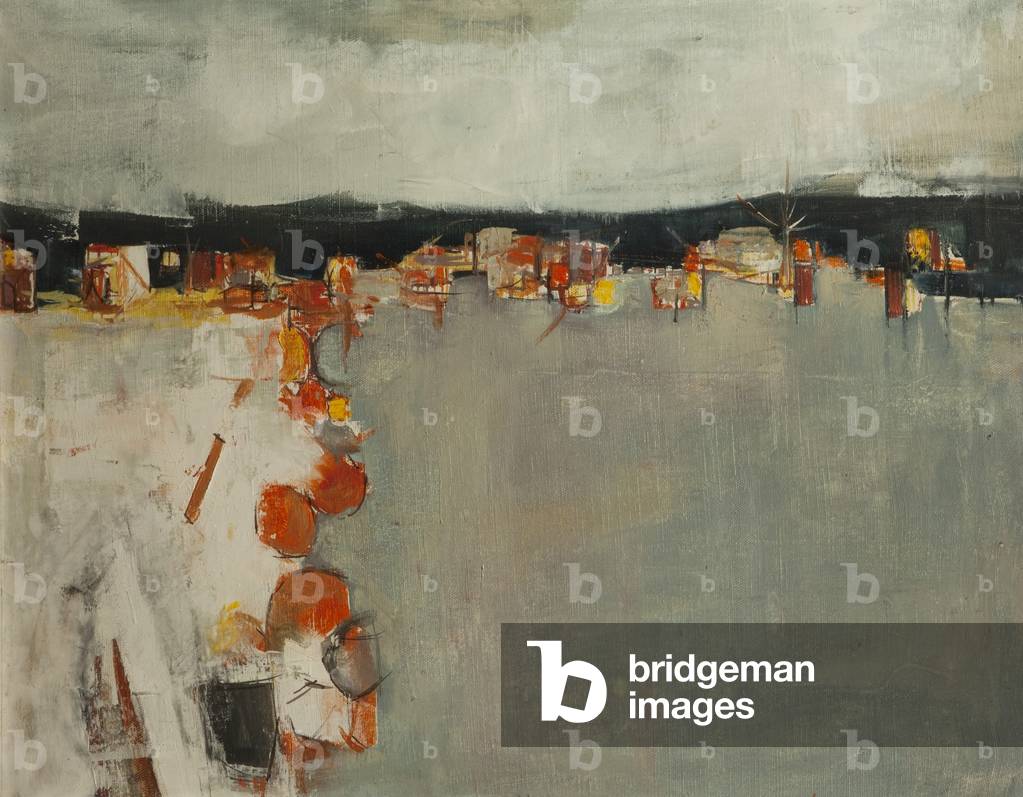 Continental Landscape, mid-20th century (oil on canvas)