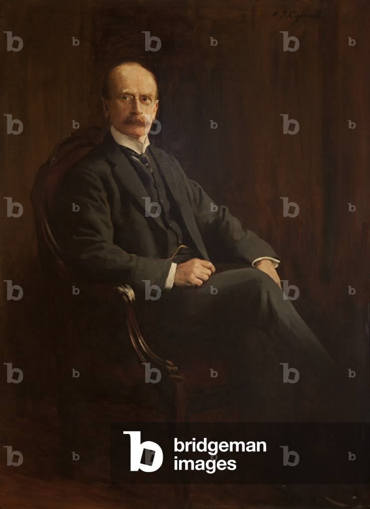 Samuel Crossley, JP, Mayor of Blackburn in 1911 (oil on canvas)