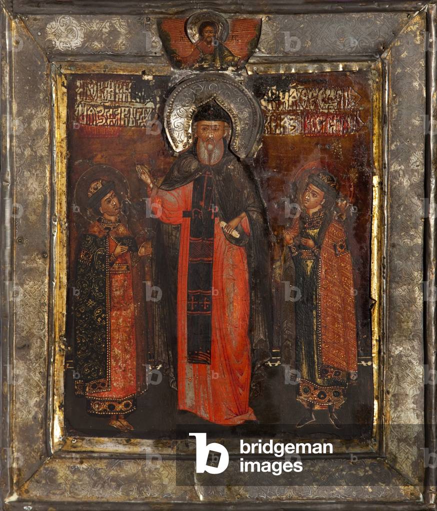 Saint Feodor (tempera on panel)