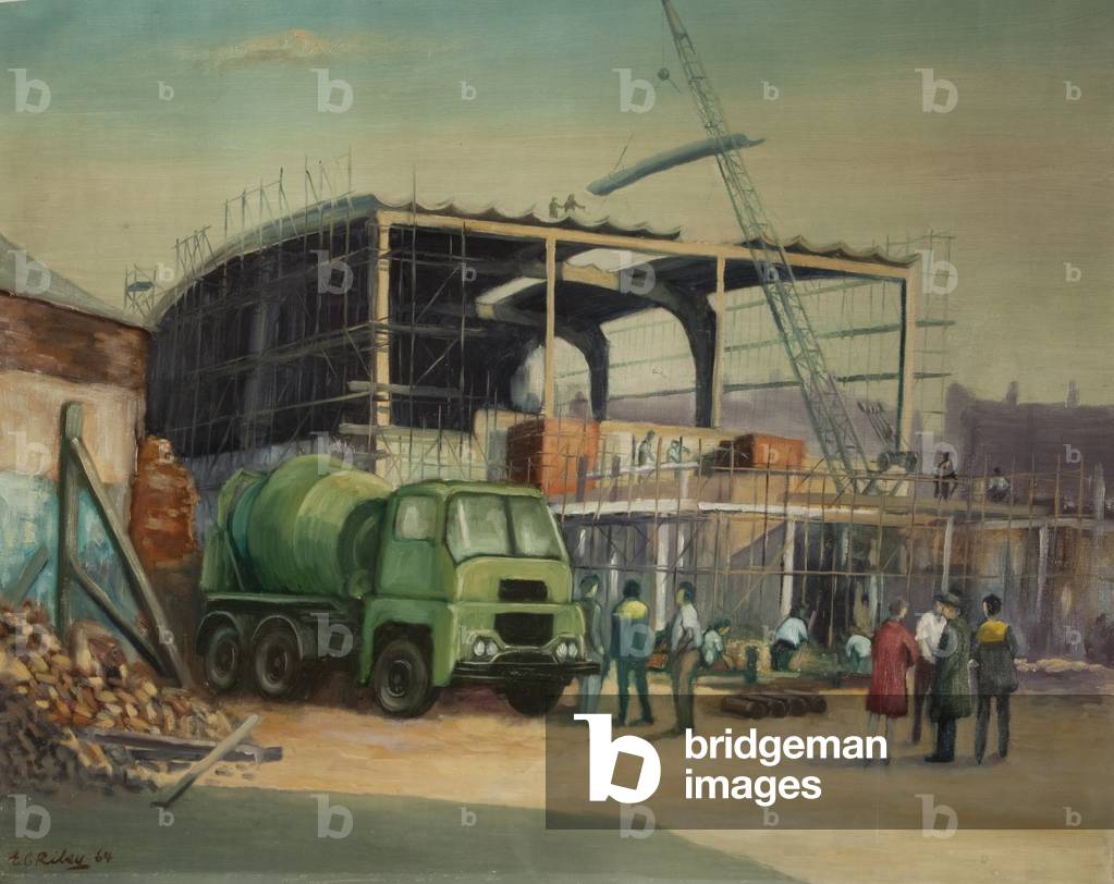 New Market Construction, 1964 (oil on canvas)