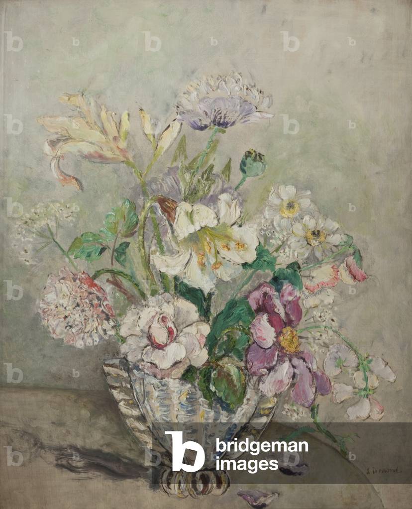 Floral Decoration, c.1940 (oil on canvas)
