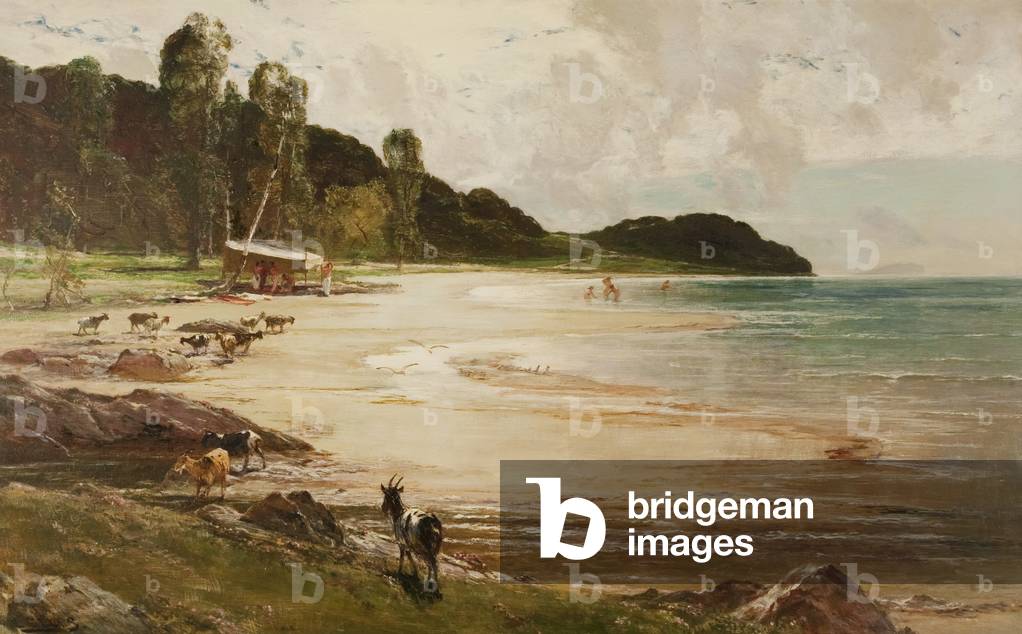 Welsh Coast (oil on canvas)