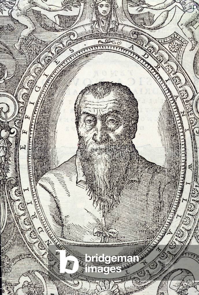 "K.3.m.14 Adrian Willaert (1480-1562)", 16. Jahrhundert