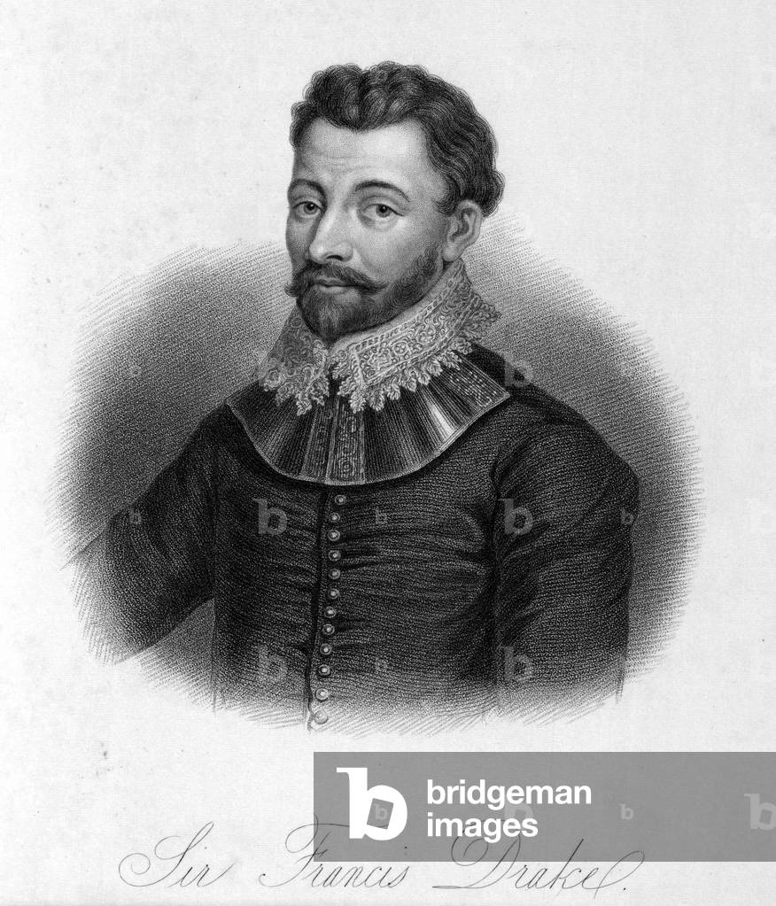 "Sir Francis Drake", b/w
