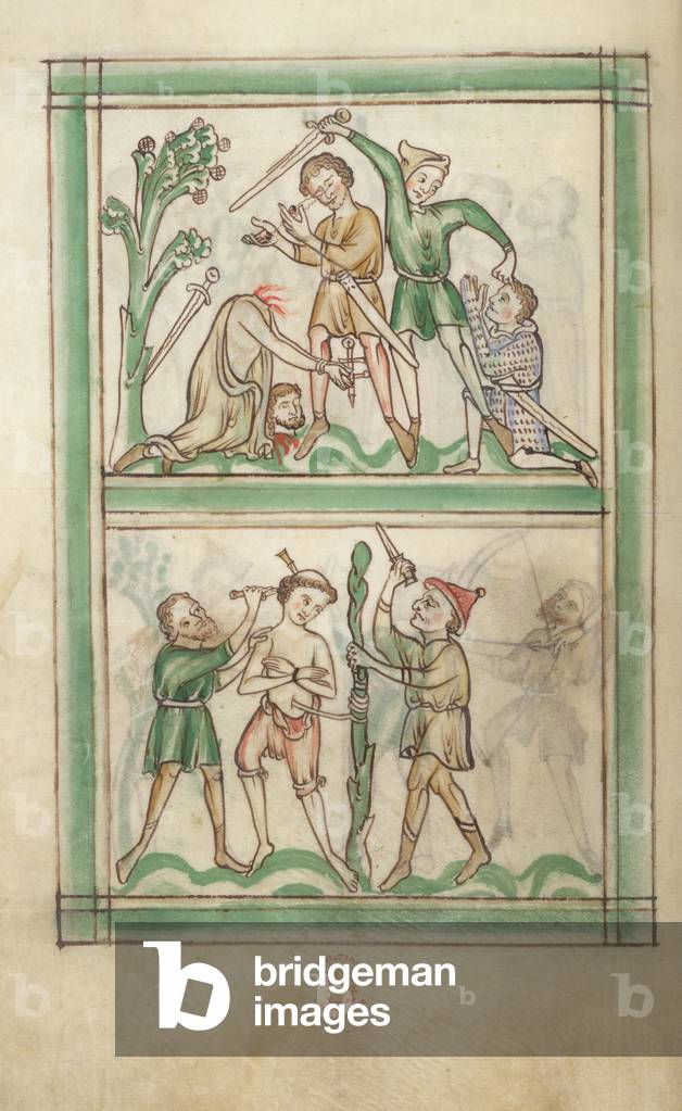 The martyrdoms of St. Alban and St. Amphibaldus