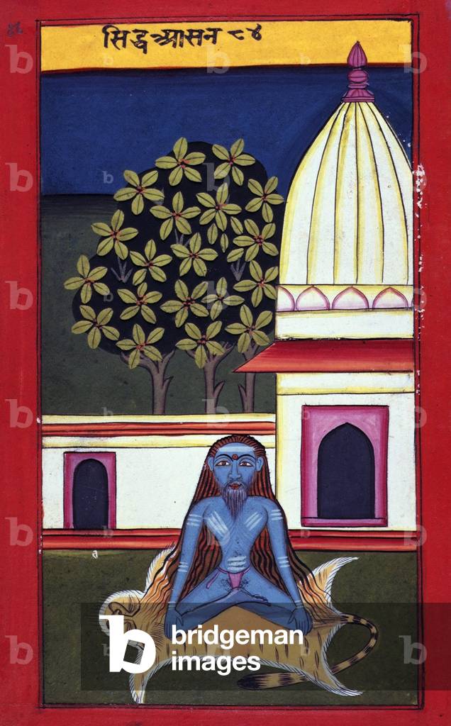 "Una saiva in siddha asana" 1801