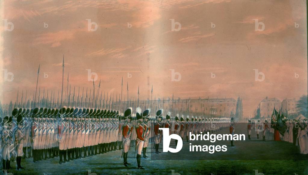 Immagine di Disegno "Presentazione di colori al secondo reggimento di Royal East India Volontari a Lord's Cric