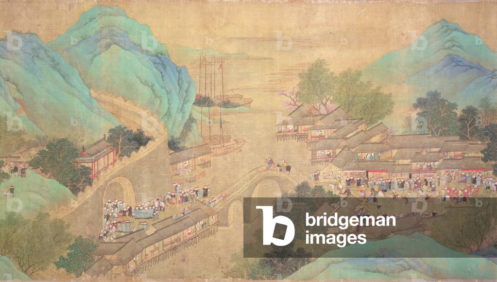 Emperor Kang Shi's tour of Kiang-Han in 1699 by Qing Dynasty Chinese Artist
